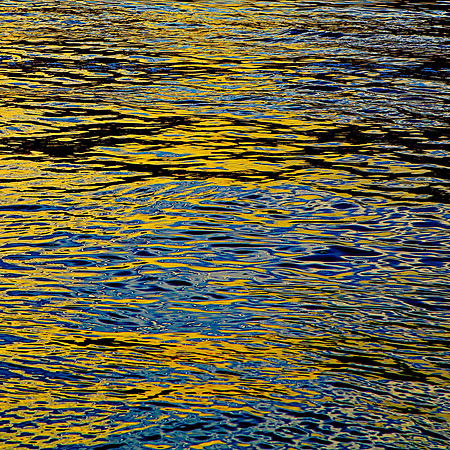 Box Office Wall: Lake Gold III 45" x 45"