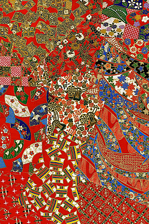 Origami Quilt in Red