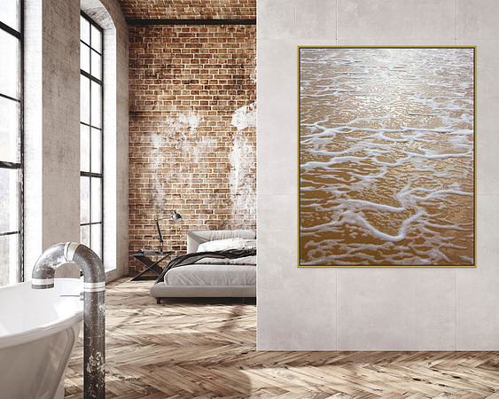 "Gold Coast" print, custom-sized.