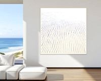 "White Beach" print, custom-sized.