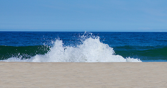 "Surf II" | Fine Art Print on Hahnemühle William Turner Paper | Whitewashed Maple Wood Frame | 34”H x 64”W | Limited edition of 10 | $4,500 | Other custom sizes and print methods available.