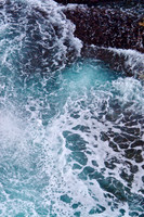 Bondi Blues 2, facemounted to plexi in white floating frame, 42" x 64", edition of 10