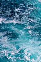Bondi Blues 3, facemounted to plexi in white floating frame, 42" x 64", edition of 10