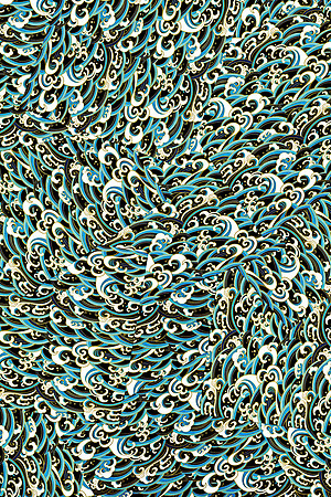 Tsunami 51"H x 35.5"W