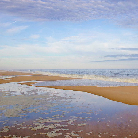 Ocean Road Beach Tidal Pools IIArchival pigment printFace-mounted to UV-protected acrlyic 38x38