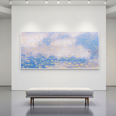 "Monet in the Clouds" print,"Spring I" print, custom-sized.