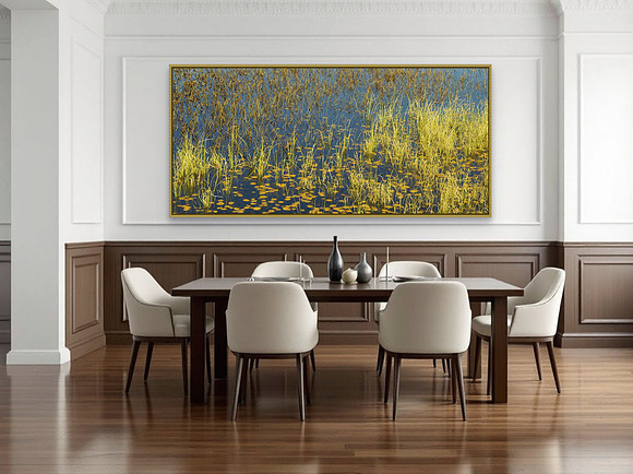 Monet in the Adirondacks Autumn III print, custom-sized