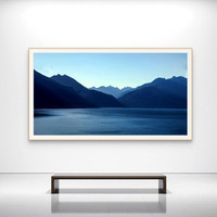 Blue Mountain print,  custom-sized