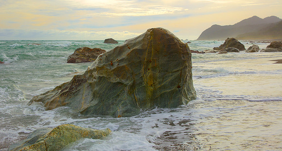 Beach Landing | Fine Art Print on Hahnemühle William Turner Paper | White Washed Maple Wood Frame | 22”H x 41” | $3,000