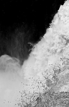Mist and Spray--Archival pigment white shadow box museum glass 40"H x 30"W