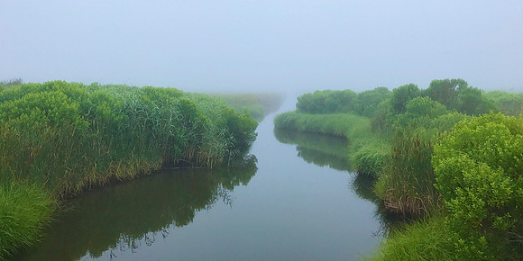 Nantucket--archival inkjet print, 33"H x 58"W, white gallery frame with white 8-ply matte