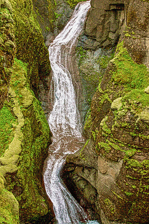 Foss 4--archival pigment print in brown frame, 8-ply matte, 48"H x 34"W