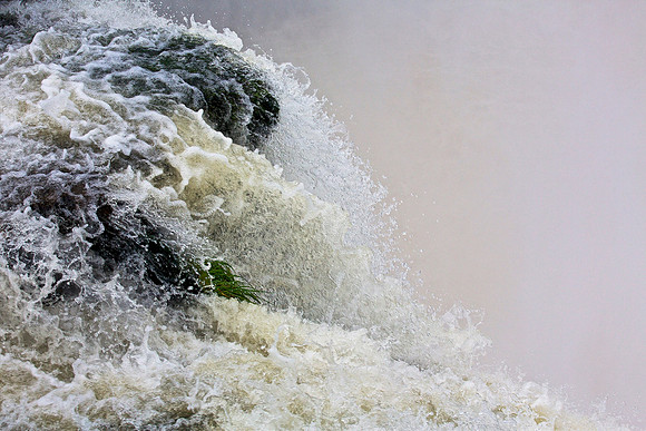Iguazu 1--facemounted to plexi in white floating frame, 73" x 41"