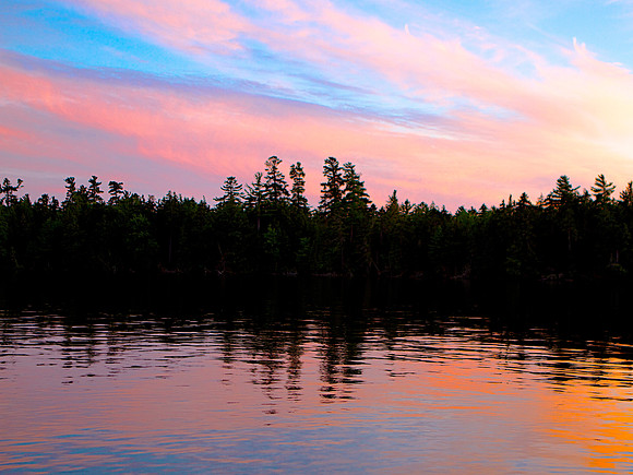 Panel 7B- Sun Down on Gilpin Bay 36"W x 27"H