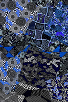 Origami Quilt in Blue II