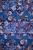 Origami Quilt in Blue I